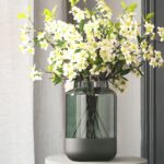 Vase décoratif à design de luxe en verre pour salon_7