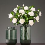 Vase décoratif à design de luxe en verre pour salon_8