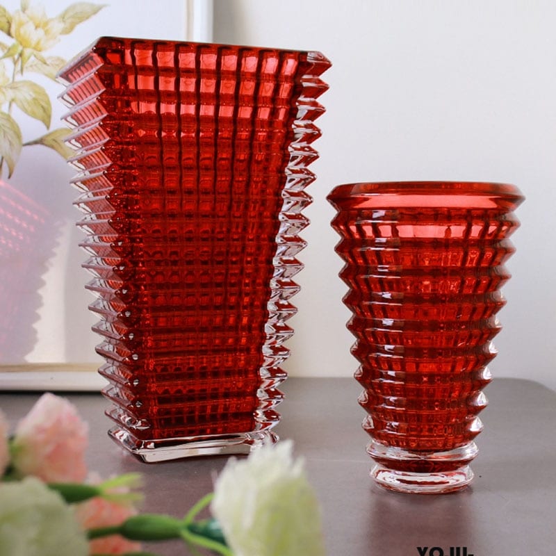 Vase décoratif de design nordique en verre Transparent pour salon_1