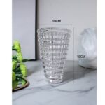 Vase décoratif de design nordique en verre Transparent pour salon_13