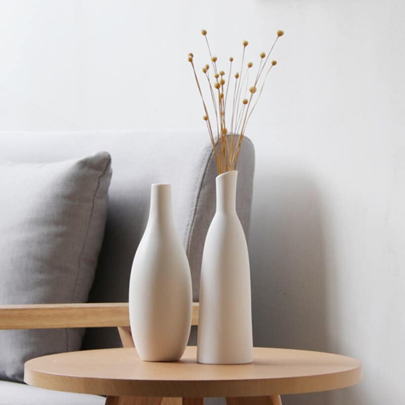Vase décoratif et simple en Céramique nordique_4