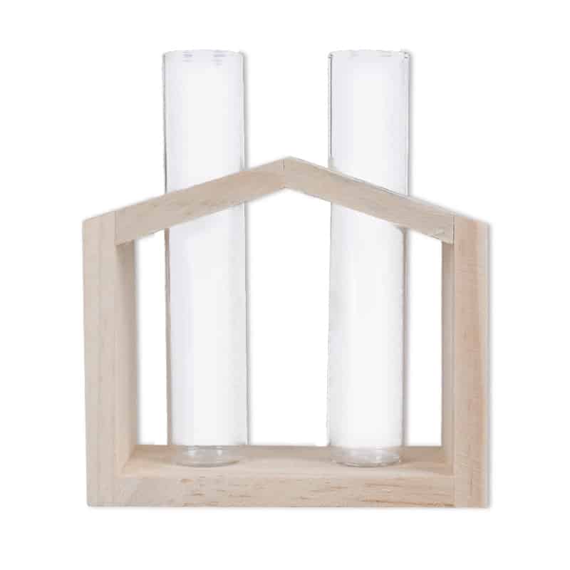 Vase design de chambre en verre Transparent hydroponique Bouteille double République tchèque