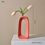 Vase design nordique décoratif en céramique pour table_19