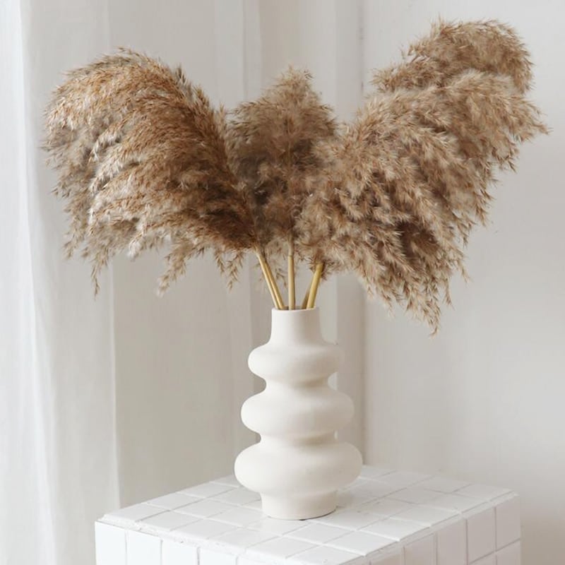 Vase élégant à fleurs en céramique de style nordique_1