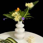 Vase élégant à fleurs en céramique de style nordique_6