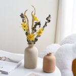 Vase en Céramique Simple de style nordique beige_6