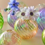 Vase en boule iridescent pour décoration de maison_8