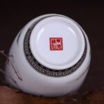 Vase en céramique Vintage chinois traditionnel à motif animal 1m_10