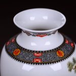 Vase en céramique Vintage chinois traditionnel à motif animal 1m_12