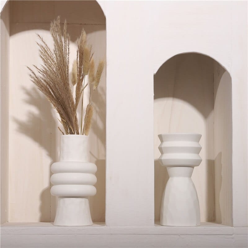 Vase en céramique créatif nordique pour décoration de maison_3