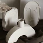Vase en céramique de design nordique pour salon_11