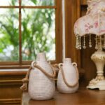 Vase en céramique rustique à fleurs émaillées pour décoration maison_5