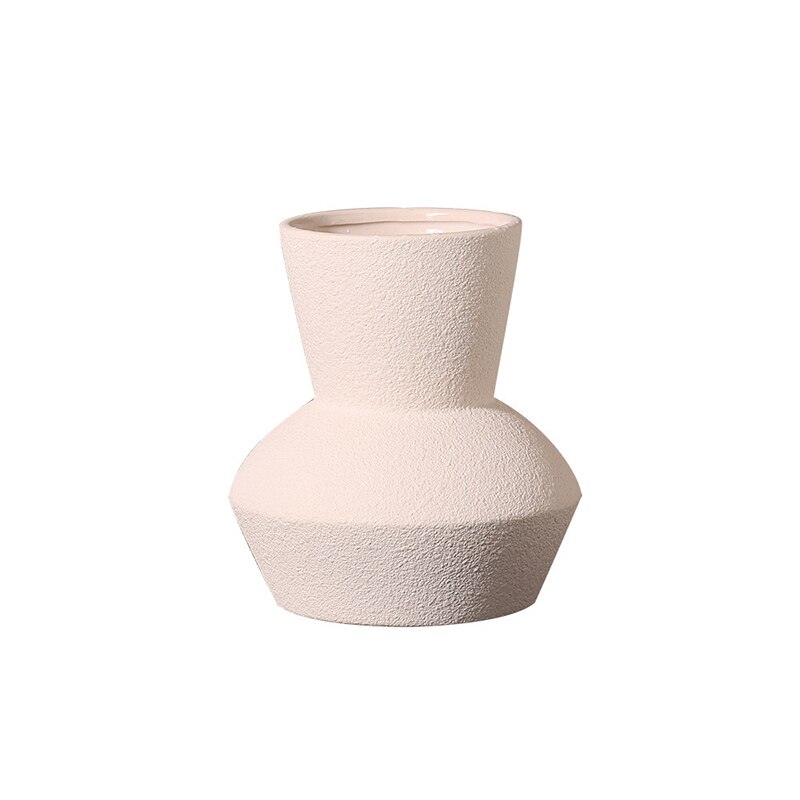 Vase en céramique simple style nordique texture mate IMAGE VARIATION_2