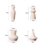 Vase en céramique simple style nordique texture mate IMAGE VARIATION_9