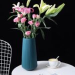 Vase en plastique de style moderne artistique blanc_7