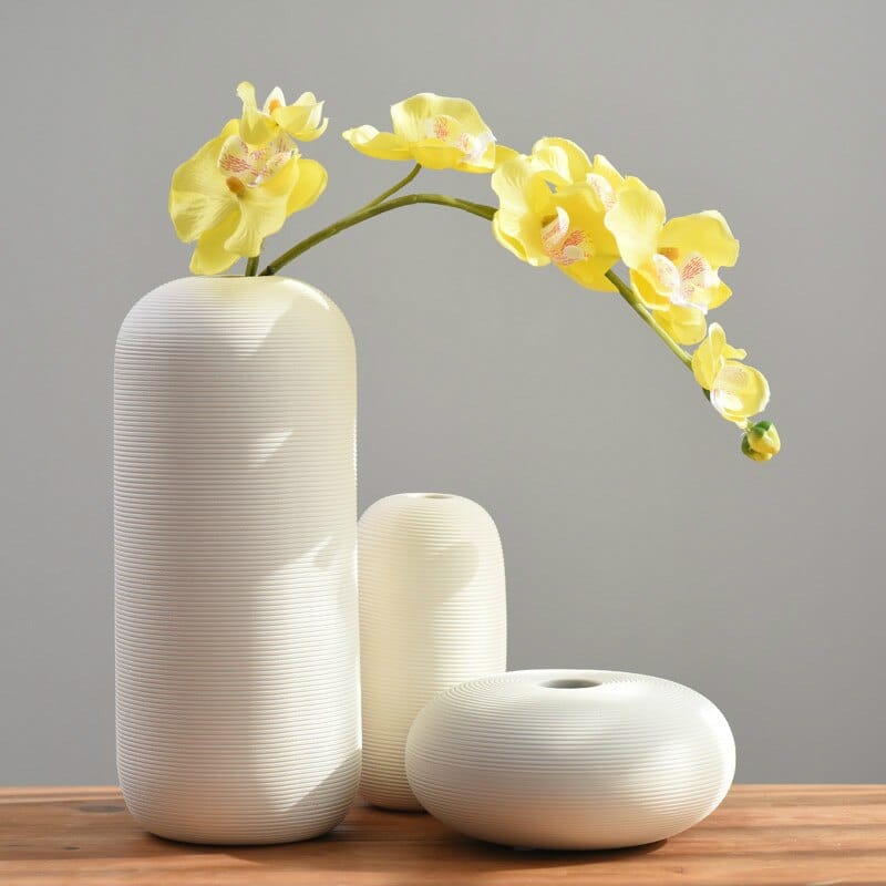 Vase en porcelaine moderne style nordique pour décoration intérieure_2