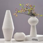 Vase en porcelaine moderne style nordique pour décoration intérieure_8