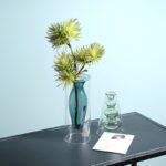Vase en verre double transparent moderne pour salon_9
