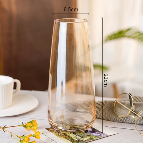 Vase en verre nordique avec bouchon liège_4