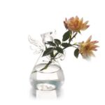 Vase en verre transparente à motif ange pour décoration maison_6