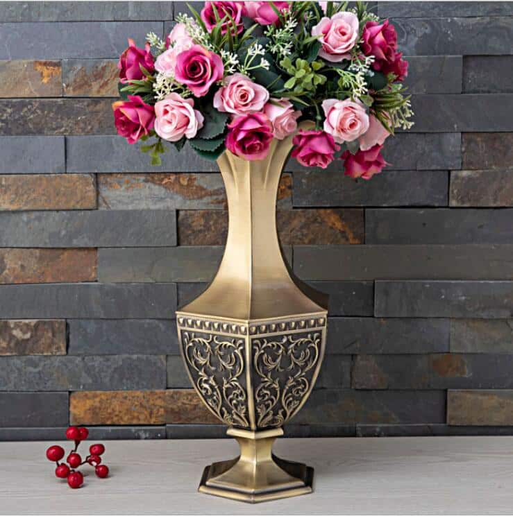 Vase grec élégant style moderne pour fleurs artificielles_1