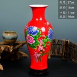 Vase japonais à fleurs de couleur jaune à la mode_5