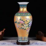 Vase japonais à motif floral style moderne_12