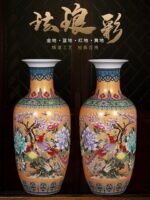 Vase japonais à motif floral style moderne_18