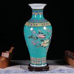 Vase japonais à motif floral style moderne_19