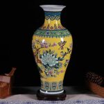 Vase japonais à motif floral style moderne_5