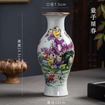 Vase japonais au design simple pour la décoration du salon_10