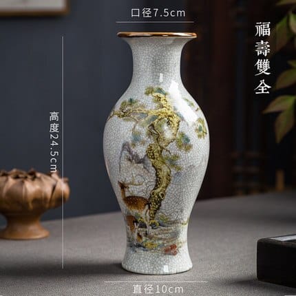 Vase japonais au design simple pour la décoration du salon_13