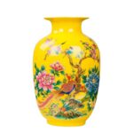 Vase japonais de couleur bleu en porcelaine_11