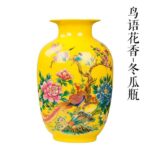 Vase japonais de couleur bleu en porcelaine_19
