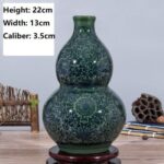 Vase japonais en céramique de couleur vert nouvelle collection_10