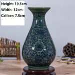 Vase japonais en céramique de couleur vert nouvelle collection_21