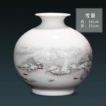 Vase japonais en forme de pomme en porcelaine à la mode_17