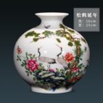 Vase japonais en forme de pomme en porcelaine à la mode_6