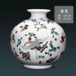 Vase japonais en forme de pomme en porcelaine à la mode_7