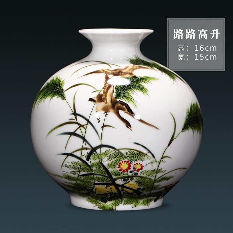 Vase japonais en forme de pomme en porcelaine à la mode Oie