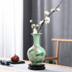 Vase japonais pour fleur artificielle a surfacé lisse IMAGE VARIATION_14