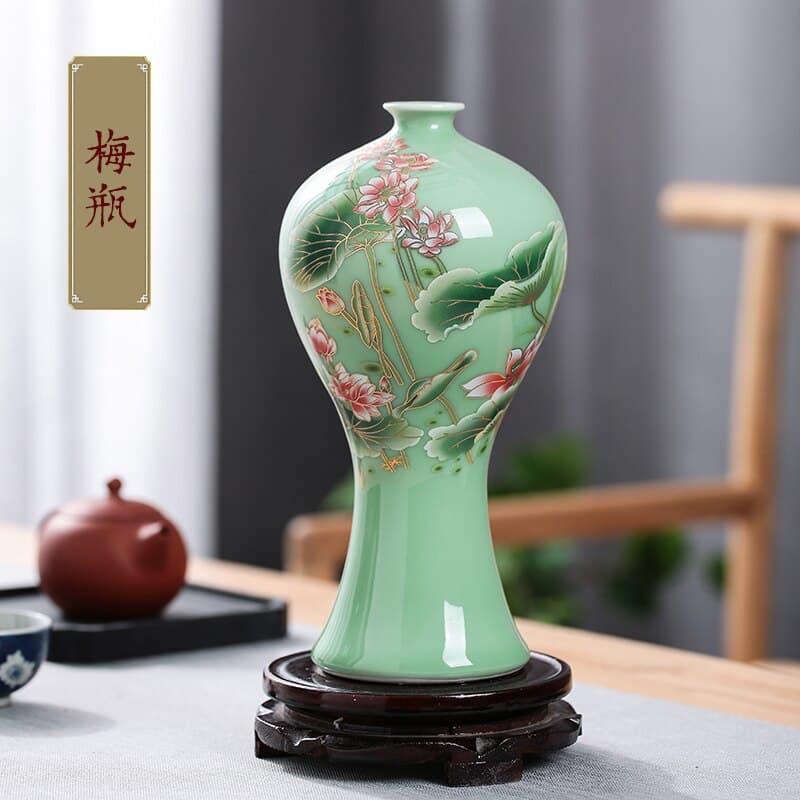 Vase japonais pour fleur artificielle a surfacé lisse IMAGE VARIATION D
