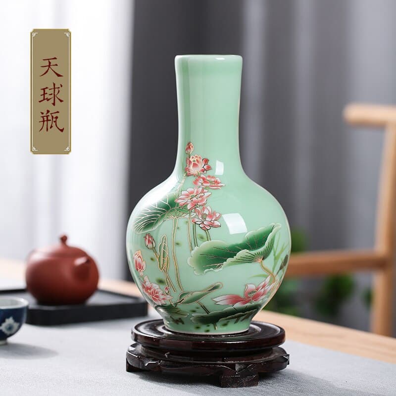 Vase japonais pour fleur artificielle a surfacé lisse IMAGE VARIATION G