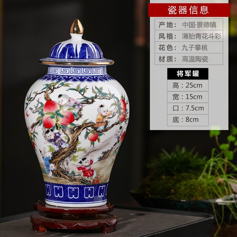 Vase japonais style moderne décoration d'intérieur_4
