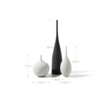 Vase luxe de style nordique simple en céramique haute qualité_6