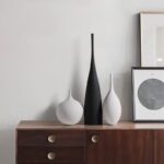 Vase luxe de style nordique simple en céramique haute qualité_7