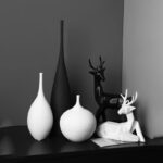 Vase luxe de style nordique simple en céramique haute qualité_9