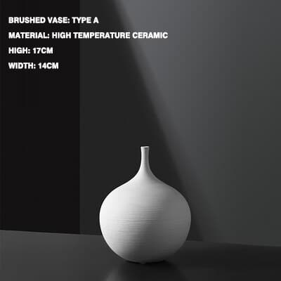Vase luxe de style nordique simple en céramique haute qualité S Chine