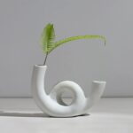 Vase moderne à fleurs séchées en céramique_10
