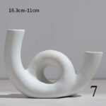 Vase moderne à fleurs séchées en céramique_6